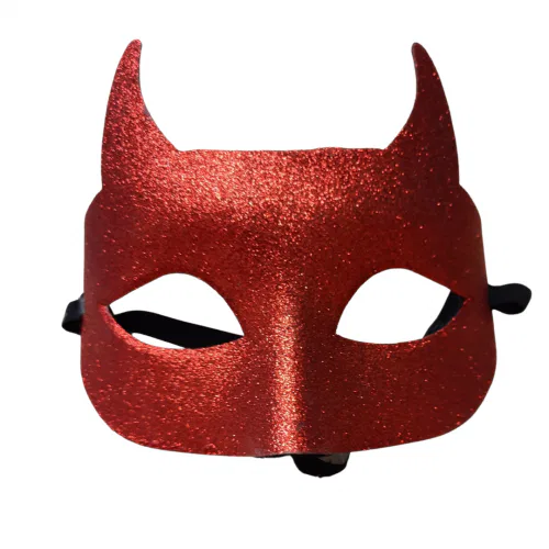 Red Sparkle Devil Mask 6 Red Sparkle Devil Mask 6