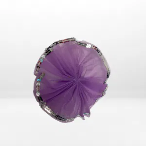 Purple and Silver Hair Clip 5