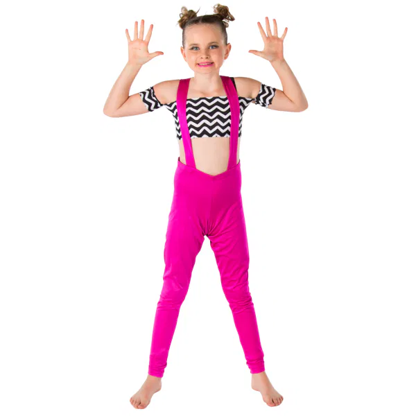 Pink Suspender Leggings 7
