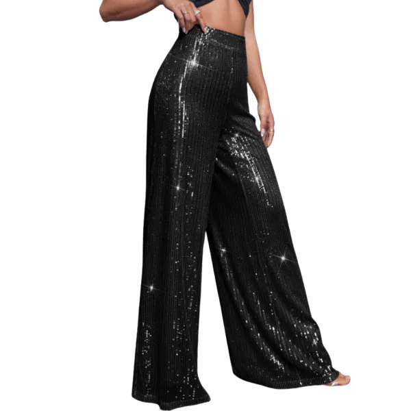 Sequin Joggers – Red 5