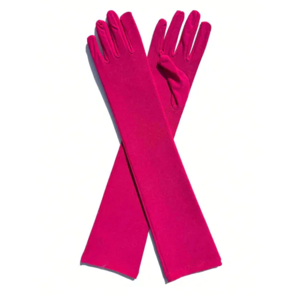 Pink Long Gloves 5