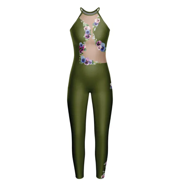 “Iris” Halter Unitard 7