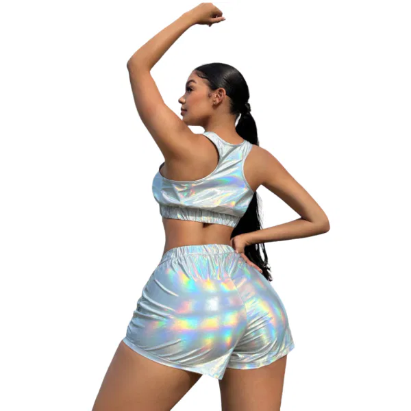 High-Shine Racerback Bra 6