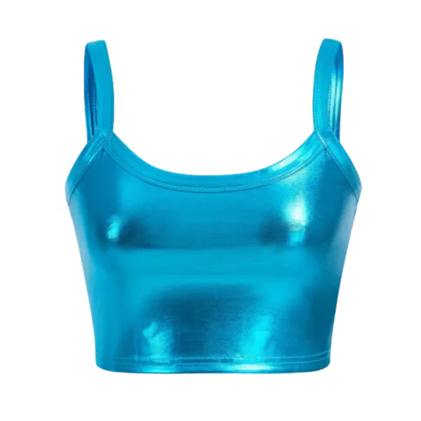 Metallic Foil Bra Top 8