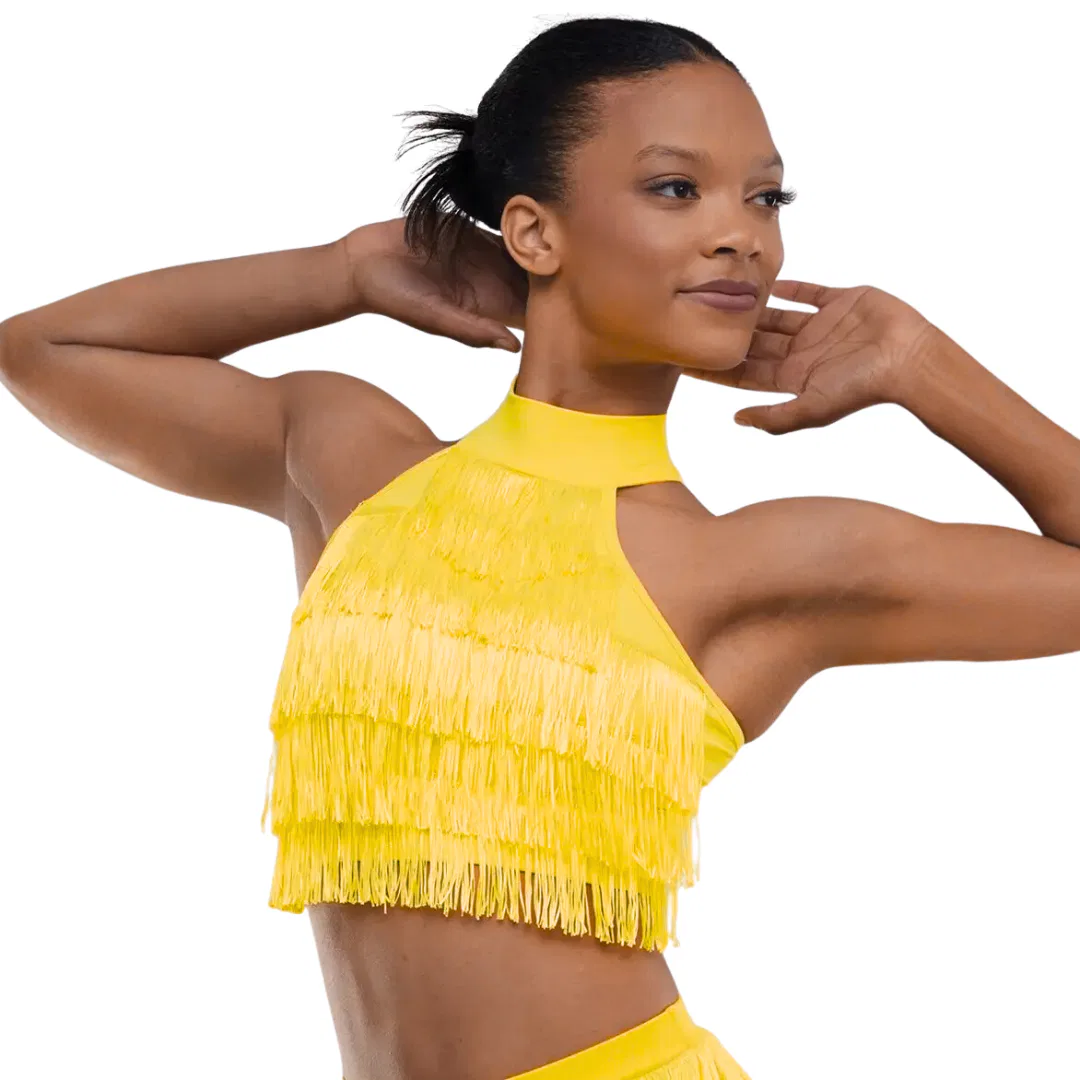 “Fringe Mock Neck Crop Top” 7 “Fringe Mock Neck Crop Top” 7