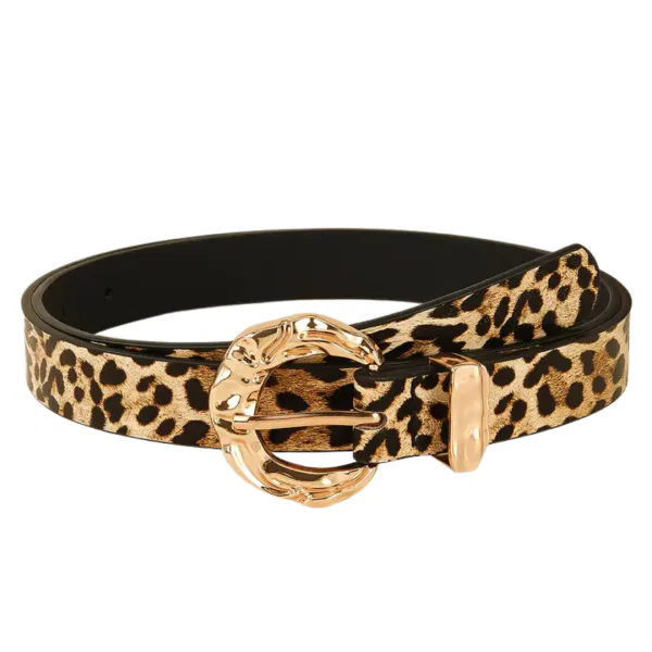 Belt – Leather Leopard Print 5