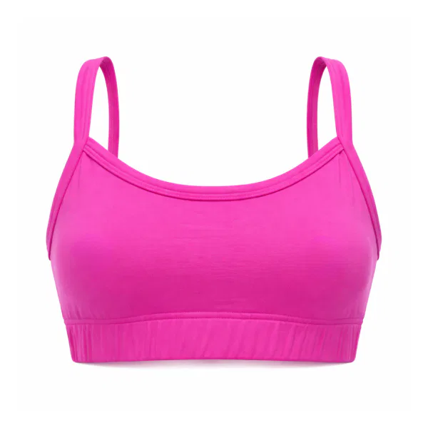 “Camisole V Back Bra” – Hot Pink 4