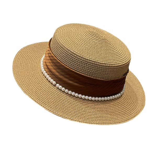 Straw Flat Top Hat
