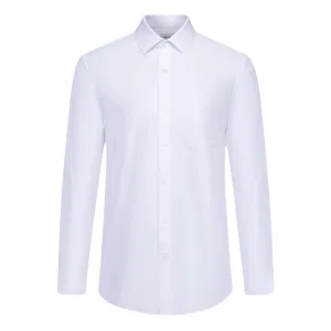 Button Up Dress Shirt – White 7