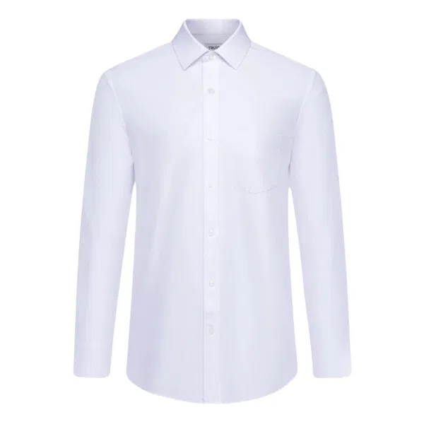 Button Up Dress Shirt – White 7