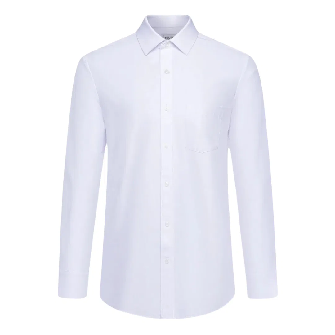 Button Up Dress Shirt – White 6 Button Up Dress Shirt – White 6