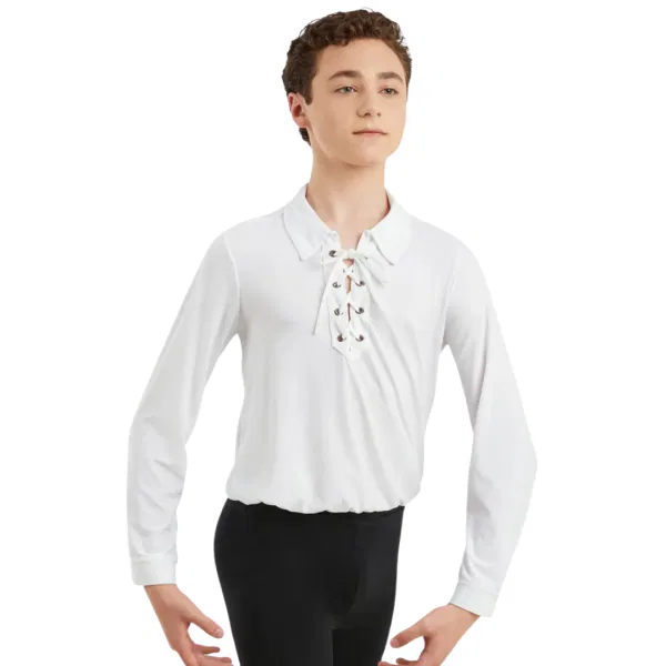 Boys Laced Ballet Shirt 6