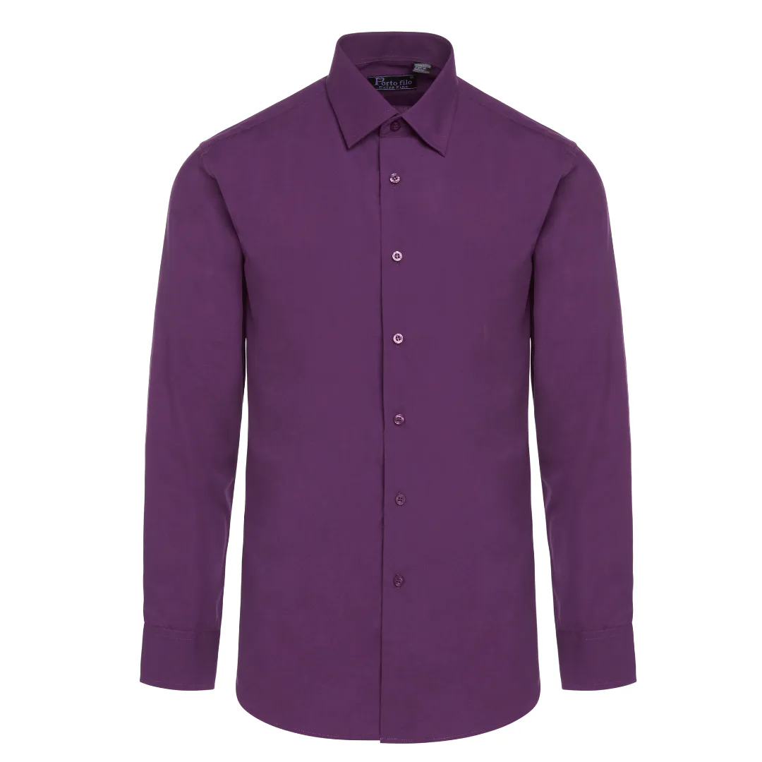 Button Up Dress Shirt – Purple 5 Button Up Dress Shirt – Purple 5