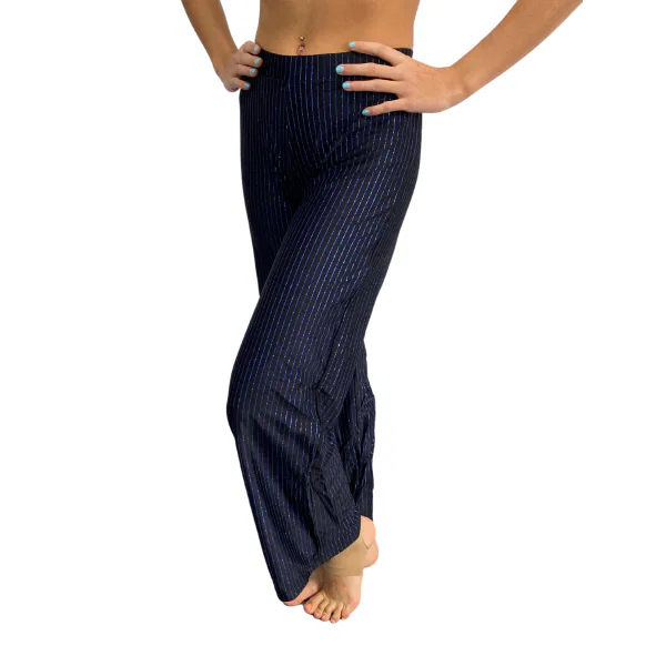 Wide Leg Pinstripe Pants 8