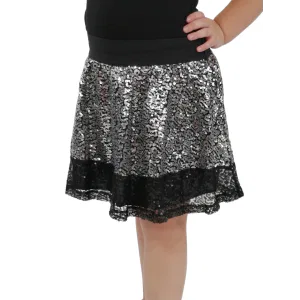 Two Tone Sequin Skort 8