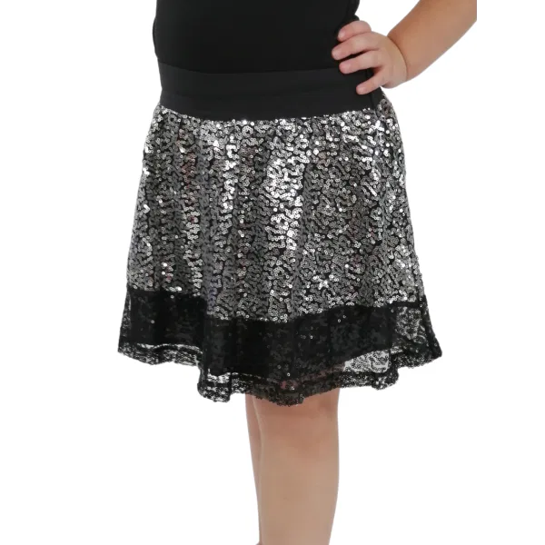 Two Tone Sequin Skort 8