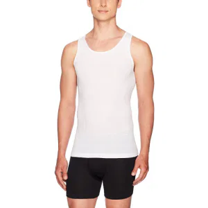 Basic Ribbed White Tank 6
