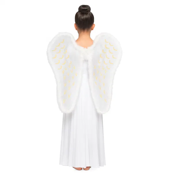Large White Angel Wings 3
