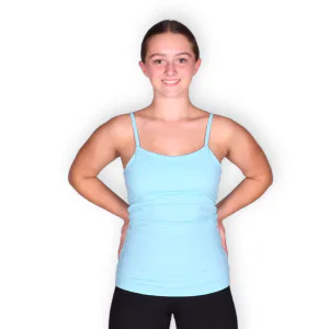 “Matte Nylon Camisole Top” – Marine Blue 7