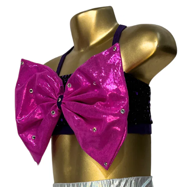 Pink Giant Bow Crop 6