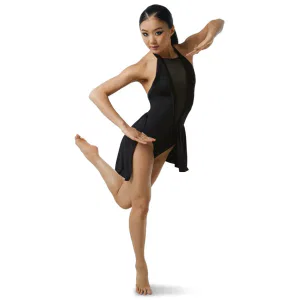 “Halter Dress With Half Skirt” – Black 4