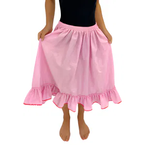 Pink Cotton Skirt 6