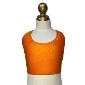 Orange Racer Back Bra Top 4