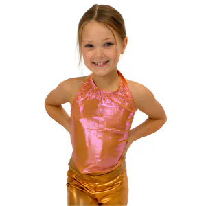 Bright Metallic Hankie Hem Halter 8