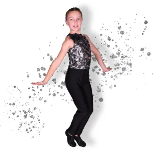 Black and Silver Unitard 8