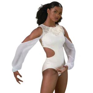 “Poet Sleeve Lace Leotard” 6