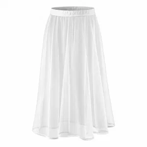 White Chiffon Skirt 4