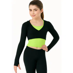 “Hooded Long Sleeve Crop Top” 7