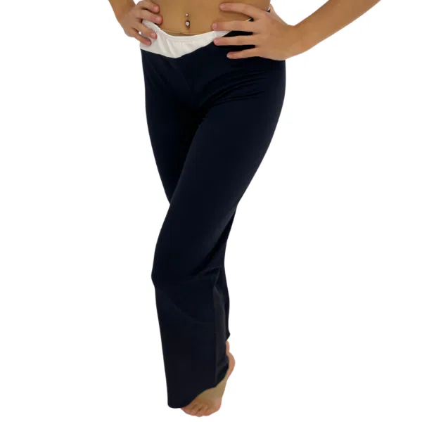 Jazz Pants – Black with White Band 6