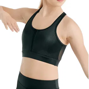 “Flextek Shimmer Zip Bra Top” 9