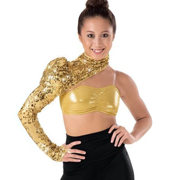 “Metallic Bandeau Bra Top” 8
