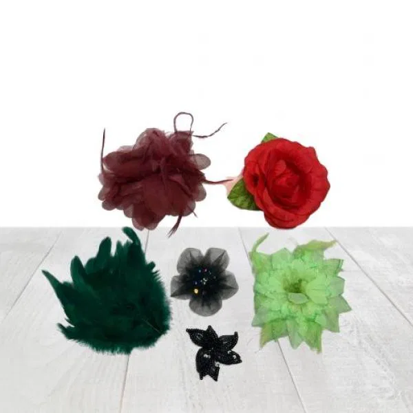 Assorted Flower Clips 15