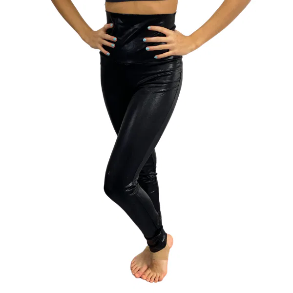 “High Waist Metallic Leggings” 11