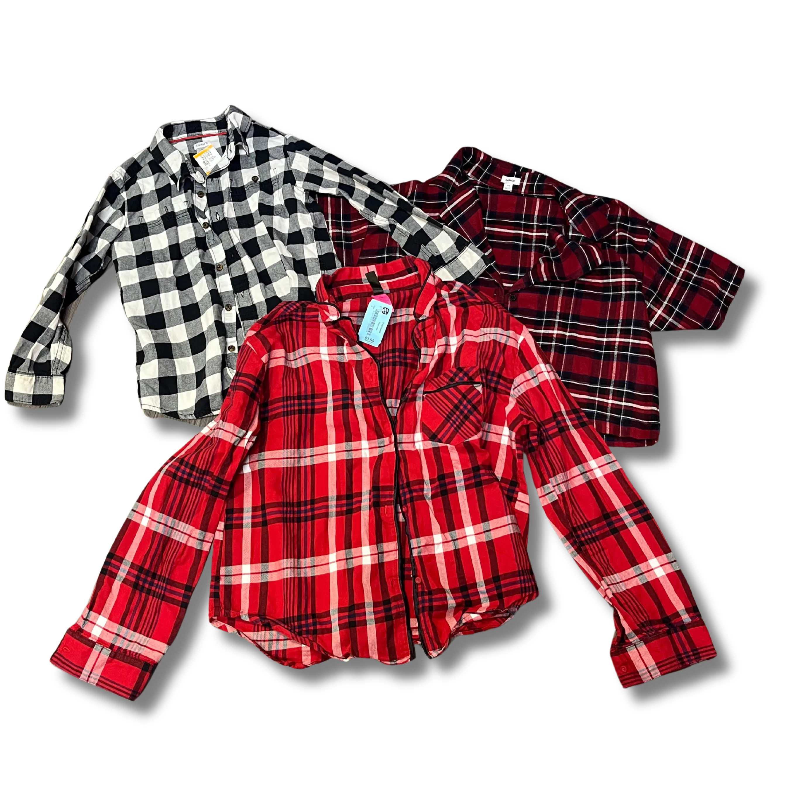 Assorted Plaid Shirts 7 Assorted Plaid Shirts 7