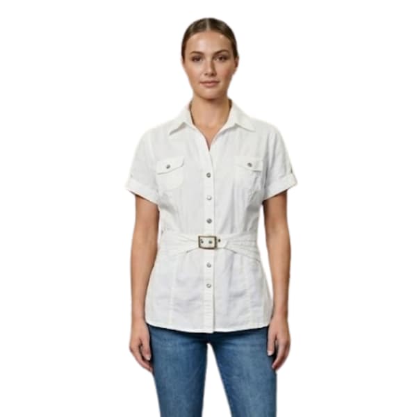 Blouse With Belt