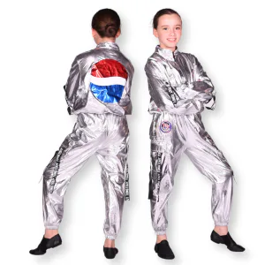 Metallic Silver Zip Up – Pepsi Logo 10