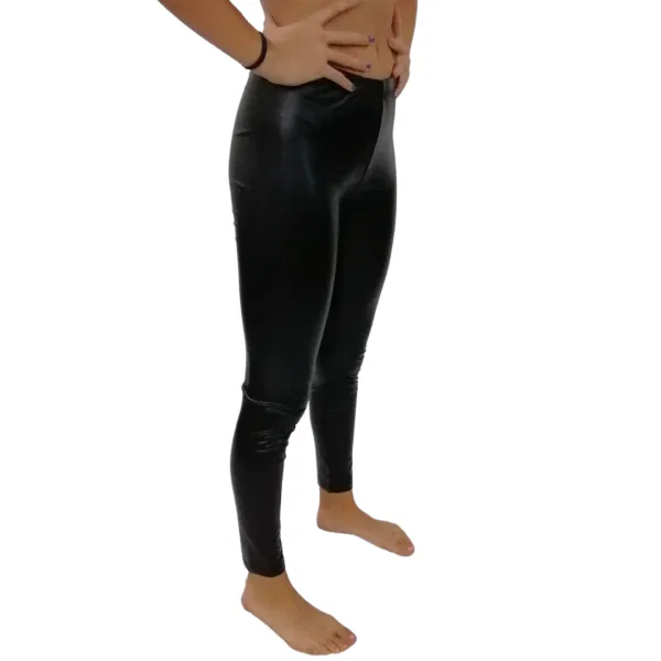 Black Pleather Leggings 8