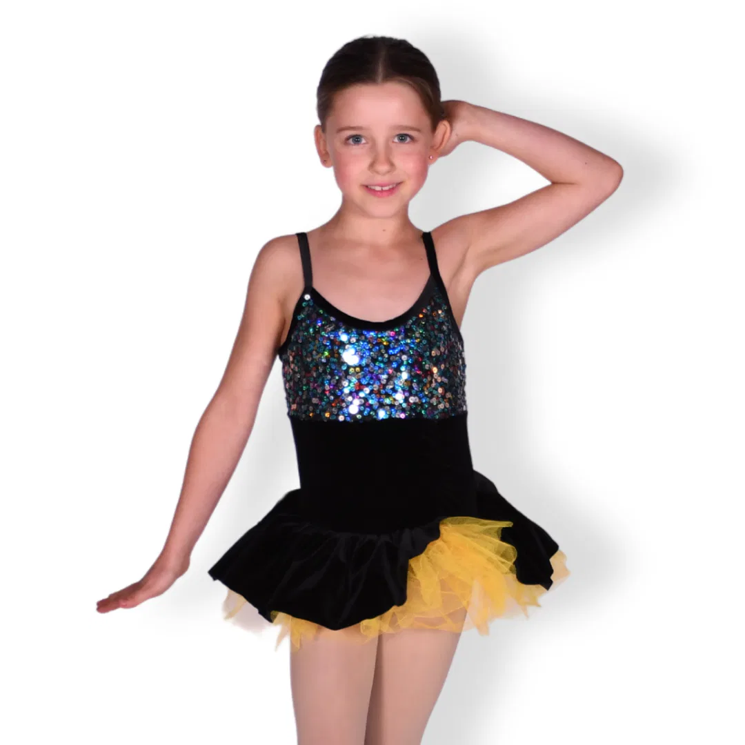 Black and Yellow Tutu Dress 6 Black and Yellow Tutu Dress 6