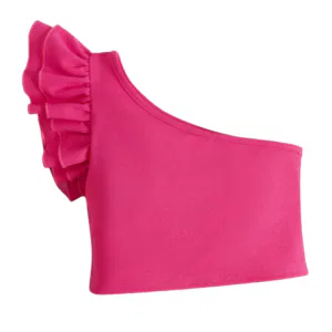One Sleeved Top with Frill 8