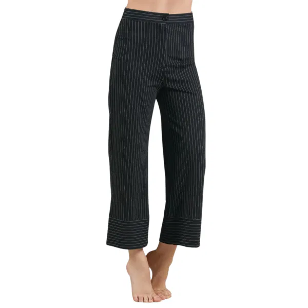 “Wide Leg Pinstripe Pants” 6