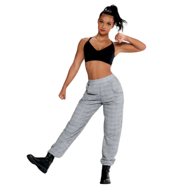 “On My Way” – Plaid Jogger 81