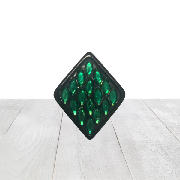 Emerald Diamond Pin 5