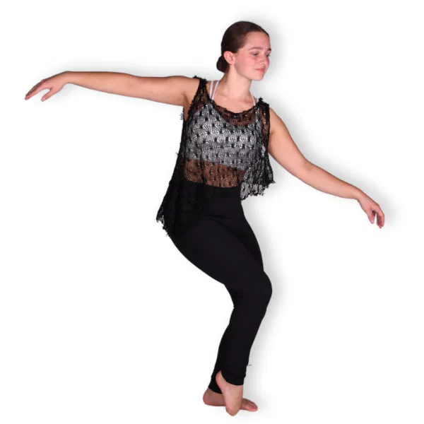 Black Spider Knit Tank 6