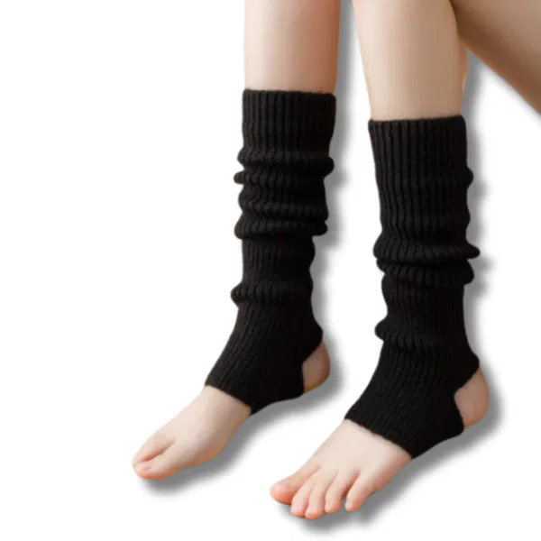 Stirrup Knit Leg Warmers 6