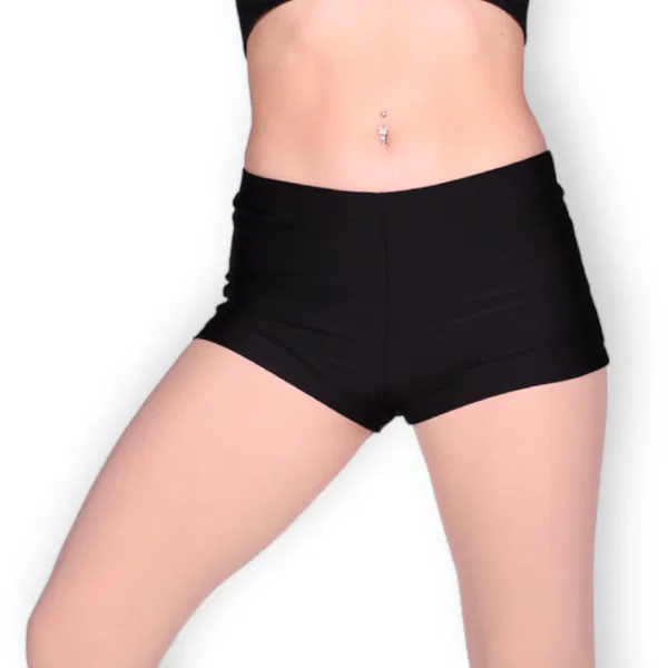 J&N Black Spandex Shorts