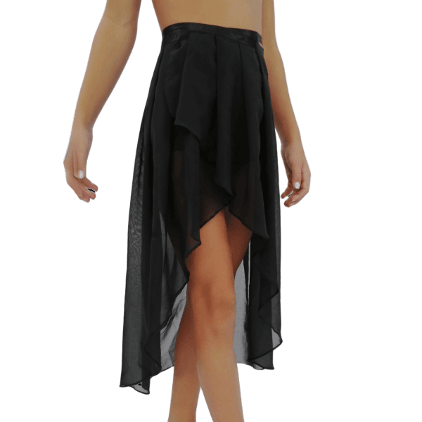 Black Wrap Skirt 8